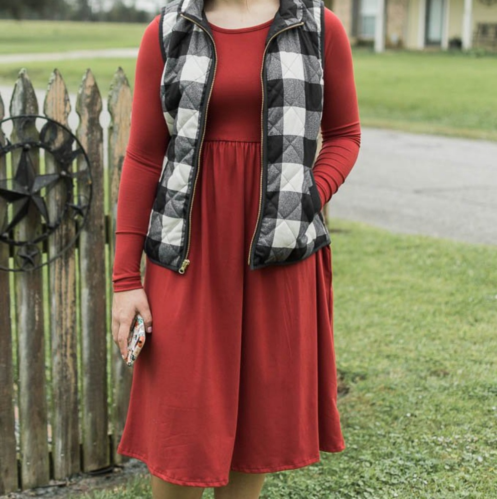 Long Sleeve Swing Dress